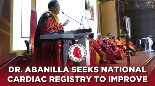 Dr. Abanilla seeks National Cardiac Registry  to Improve Heart Care Planning